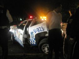 La unidad V-923 desviaba el paso, pues más adelante se encontraba personal del Ayuntamiento de Zapopan dando mantenimiento a la vía.  /