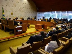 El juicio fue interrumpido el jueves de noche y se reanudará el 7 de  noviembre porque el juez relator. AFP  /