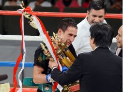 Díaz, cuarto en el ránking del CMB, acumula un récord de 37 victorias, 17 por KO, por nueve derrotas y dos nulos. AFP  /