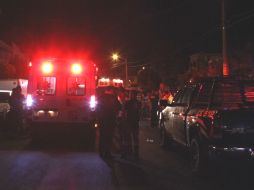 En el lugar fueron asegurados aproximadamente una veintena de casquillos del calibre .40 y  9 milímetros.  /