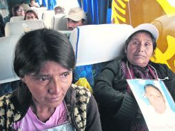 Madres centroamericanas arribaron a la Ciudad de México. Hoy visitan la Basílica de Guadalupe y el Zócalo. EFE  /
