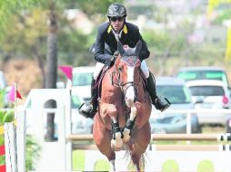 Juan Manuel Luzardo finalizó en el desempate de la prueba 1.10 metros con un tiempo de 36.75 segundos.  /