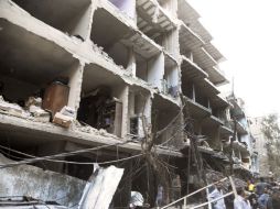 Harasta Media Office, una organización de activistas, dijo se cortó electricidad, suministro de agua y comunicaciones. EFE  /