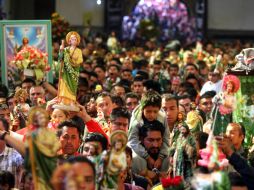 El operativo permanecerá todo el día hasta que los feligreses abandonen el recinto del festejo de San Judas Tadeo. EL UNIVERSAL  /