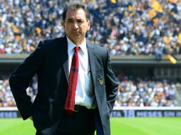 El técnico durante el juego ante América, en el que los aficionados ya pedían su salida. MEXSPORT  /