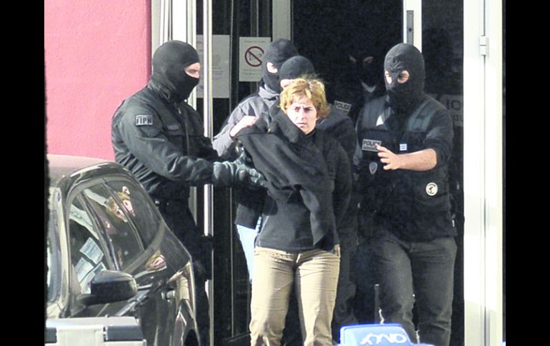 La Policía francesa logró capturar a Izaskun Lesaka (foto), junto con Joseba Iturbide, su lugarteniente. Estaban armados. AFP  /