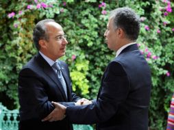 Representante de la comunidad judía en México hizo un reconocimiento a la labor de Calderón como Presidente de México. NTX  /