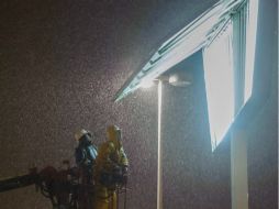 La muerte se produjo alrededor de las 19:30 hora local, poco antes de que 'Sandy' tocara tierra en Atlantic City. AP  /