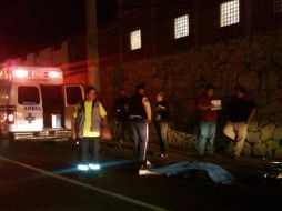 Un tío de la víctima lo identificó en el lugar de los hechos, e indicó que acababa de salir de trabajar.  /