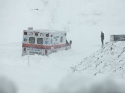 Más de 30 centímetros de nieve han caído en Virginia Occidental. AP  /