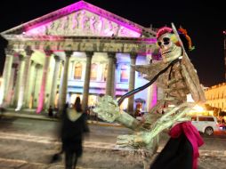 ''Las Catrinas'' permanecerán en exhibición hasta el próximo 29 de noviembre.  /