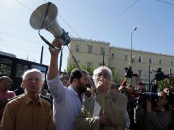 Periodistas convocan a huelga contra recortes en su seguro social. EFE  /