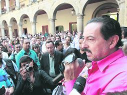 La federación de burócratas del estado y el Sindicato del Congreso aprovecharon para criticar el desfalco en el Legislativo.  /