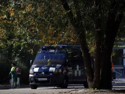 La policía realiza diligencias en el Estadio Madrid Arena, donde se dio el incidente. REUTERS  /