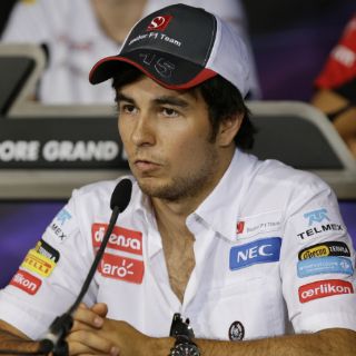 'Checo', concentrado con Sauber