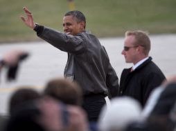 Obama eligió Wisconsin, un estado clave en el que aventaja ligeramente al republicano. XINHUA  /