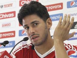 Rafael Márquez Lugo dio rueda de prensa esta mañana en Verde Valle. MEXSPORT  /