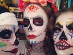 Galilea Montijo subió imágenes a Twitter con las caracterizaciones. ESPECIAL  /