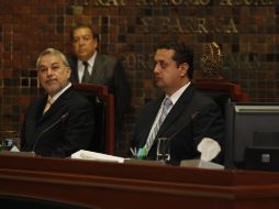 El Gobernador del Estado, Emilio González, estuvo presente en la primera sesión de la LX Legislatura.  /