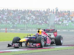 Vettel ha arrasado en las últimas cuatro carreras de la temporada, que lo pusieron como el hombre a vencer en la parrilla.  AFP  /