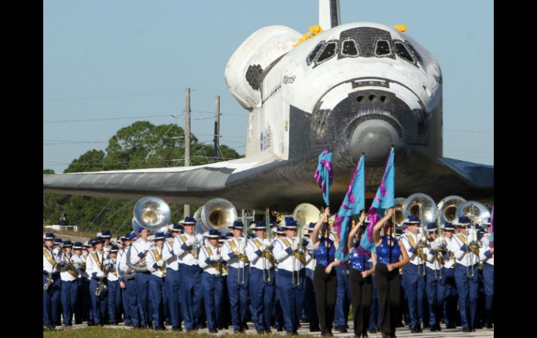 La siguiente parada del Atlantis es con un viaje sólo de ida: un parque industrial. XINHUA  /