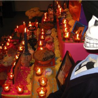 Nueve países exponen ofrendas mortuorias en San Ángel