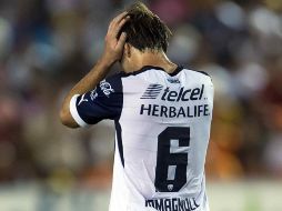 Martín Romagnoli lamenta la derrota de Pumas en territorio chiapaneco. MEXSPORT  /
