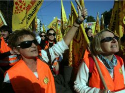 Se han producido varias manifestaciones en el norte de Grecia en protesta por la subida del gasóleo. ARCHIVO  /