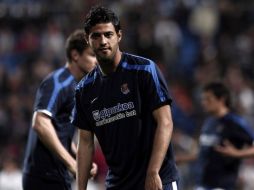 Carlos Vela lleva dos anotaciones en la presente temporada, su segunda con los Txuri Urdin. ARCHIVO  /