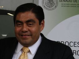 Miguel Barbosa aseveró que la próxima administración deberá gobernar bajo una visión de concertación de acuerdos. ARCHIVO  /