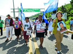 La caravana recorrió 14 estados y permitió que cinco madres encontraran a sus hijos desaparecidos.EFE  /