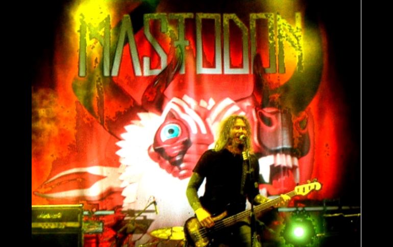La banda Mastodon duranten el festival.  /