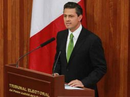 El político mexiquense refrendó también que los programas como Oportunidades y el Seguro Popular. ARCHIVO  /