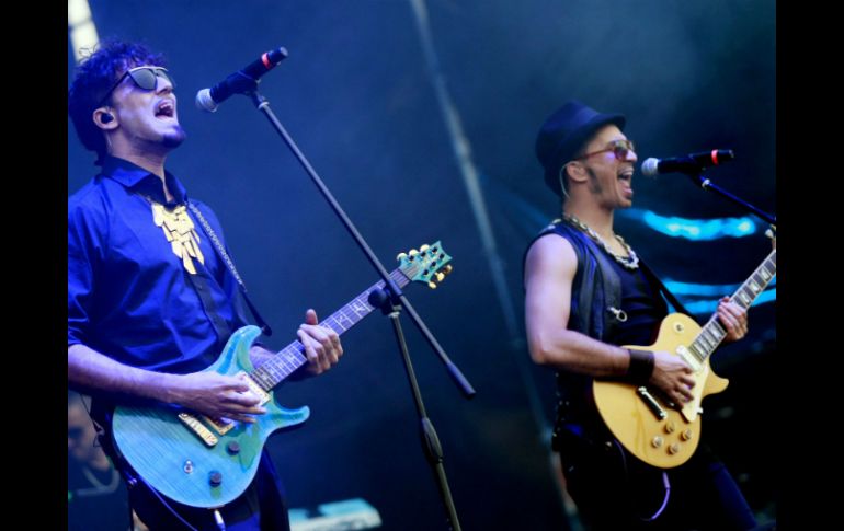 Formaron su setlist que para el pesar de quienes deseaban verlos duró sólo cerca de una hora. XINHUA  /