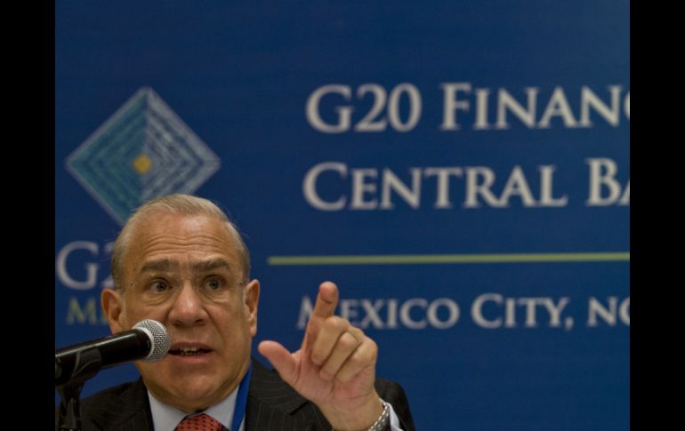 El Secretario General de la Organización para la Cooperación y el Desarrollo Económico, José Angel Gurría. XINHUA  /