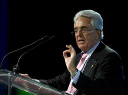 Justino Compeán, titular de la Federación Mexicana de Futbol, estará presente en el sorteo. ARCHIVO  /