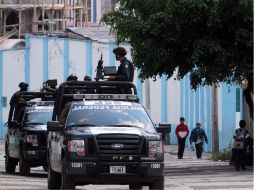 La presencia policial se ha reforzado con más de cien elementos. ARCHIVO  /