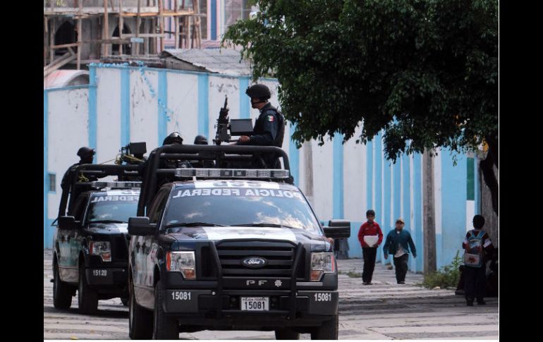 La presencia policial se ha reforzado con más de cien elementos. ARCHIVO  /