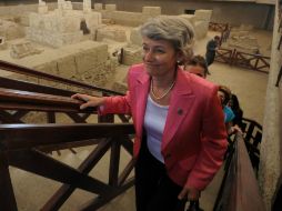 Irina Bokova, directora general, abrirá con debate sobre las medidas para proteger los monumentos protegidos por el convenio. ARCHIVO  /