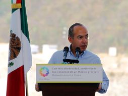 El Presidente Felipe Calderón Hinojosa. NTX  /