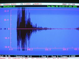 El Sismológico Nacional reportó un sismo de magnitud 7.33 grados en escala Richter, en Chiapas. ARCHIVO  /