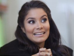 La actriz Greisy Mena encarnó Sabina Rivas, que representa a muchas mujeres que deciden emprender el viaje de esperanza. AP  /