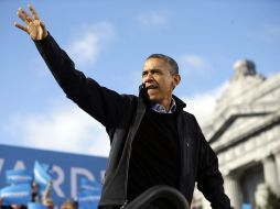 El presidente Obama obtuvo 303 votos electorales frente a los 206 del candidato republicano Mitt Romney. AP  /
