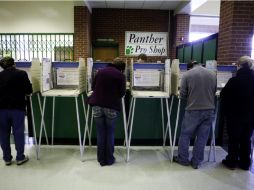 Los datos preliminares muestran que la participación en las elecciones de EU  fue inferior a la de los comicios de 2008. EFE  /