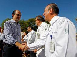 Daniel Karam (i)anunció que en el presente sexenio, el IMSS Jalisco recibió una inversión de cinco mil 360 MDP.  /
