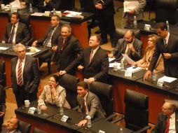 Imagen de algunos integrantes del Senado. ARCHIVO  /