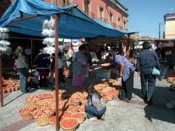 A las 7:15 horas ya hay flujo de personas que pasean por el tianguis artesanal de Tonalá. ARCHIVO  /