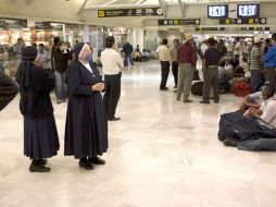 El Aeropuerto Internacional Benito Juárez de la Ciudad de México (AICM) permanece cerrado. ARCHIVO  /