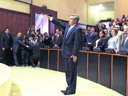 Marco Antonio Daza rinde fue designado secretario general por su experiencia en la solución de problemas en el ámbito económico.  /