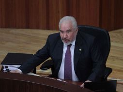 El magistrado presidente José Alejandro Luna Ramos durante una sesión del TEPJF. Archivo  /